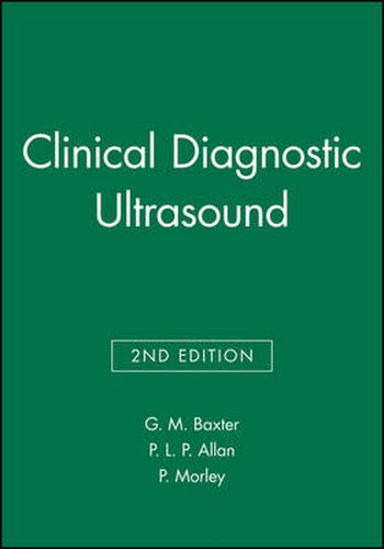 Cover image for Clinical Diagnostic Ultrasound