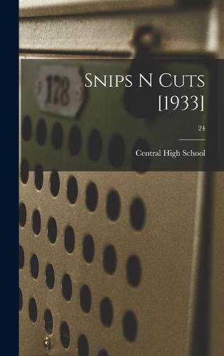 Cover image for Snips N Cuts [1933]; 24