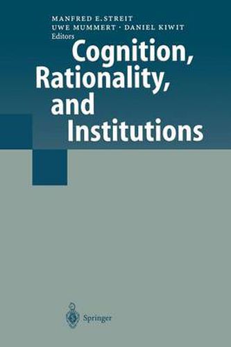 Cover image for Cognition, Rationality, and Institutions
