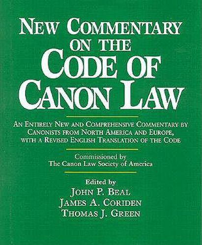 Cover image for New Commentary on the Code of Canon Law