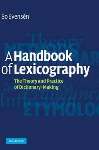 Cover image for A Handbook of Lexicography: The Theory and Practice of Dictionary-Making