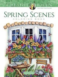 Cover image for Creative Haven Spring Scenes Coloring Book