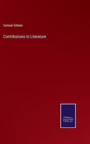 Cover image for Contributions to Literature