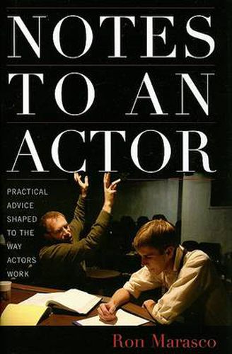 Cover image for Notes to an Actor