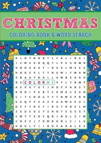 Christmas Coloring Book & Word Search