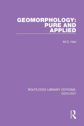 Cover image for Geomorphology: Pure and Applied