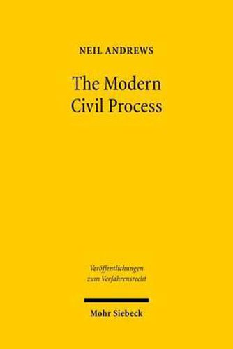 The Modern Civil Process: Judicial and Alternative Forms of Dispute Resolution in England