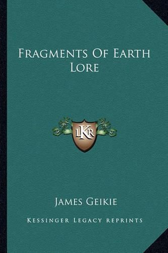 Cover image for Fragments of Earth Lore
