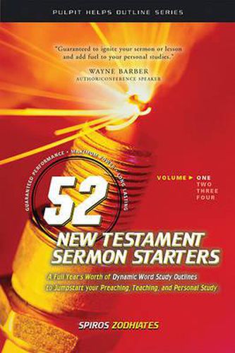 Cover image for 52 New Testament Sermon Starters Book One, Volume 1