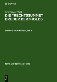 Cover image for Woerterbuch