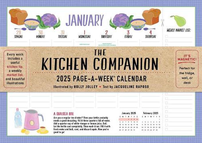 The Kitchen Companion Page-A-Week Calendar 2025