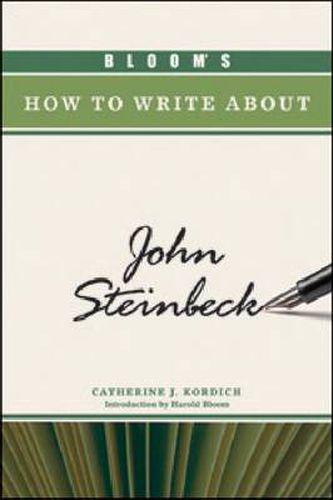 Bloom's How to Write About John Steinbeck