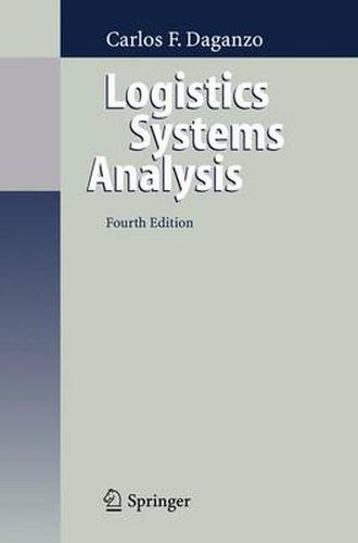 Cover image for Logistics Systems Analysis