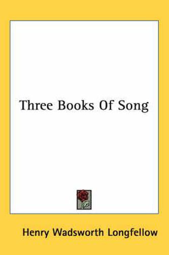 Cover image for Three Books of Song