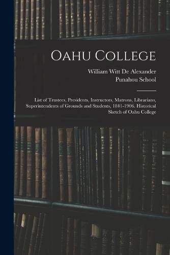 Cover image for Oahu College