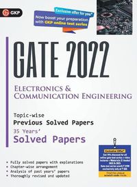 Cover image for Gate 2022 Electronics & Communication Engineering - 35 Years Topic-Wise Previous Solved Papers