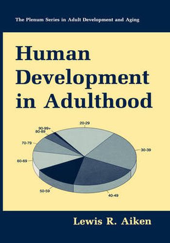 Cover image for Human Development in Adulthood