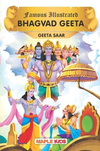 Cover image for Bhagvad Gita for Children with Colourful Pictures & Illustrations - Simple Language - Learn the Mythology and Culture