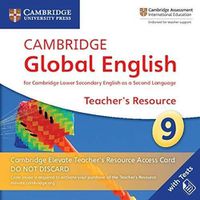 Cover image for Cambridge Global English Stage 9 Cambridge Elevate Teacher's Resource Access Card: for Cambridge Lower Secondary English as a Second Language