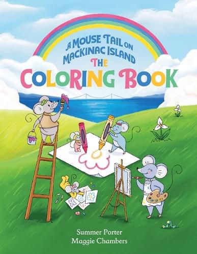 Cover image for A Mouse Tail on Mackinac Island - The Coloring Book