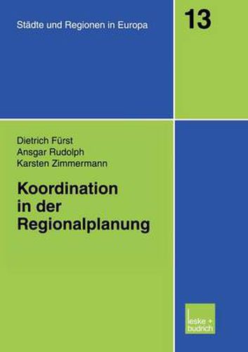 Cover image for Koordination in der Regionalplanung