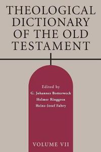 Cover image for Theological Dictionary of the Old Testament