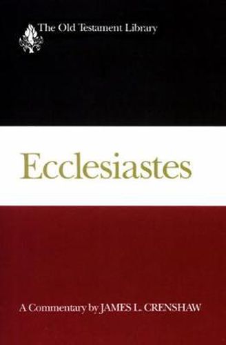 Cover image for Ecclesiastes: Interpretation