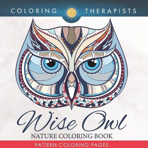 Cover image for Wise Owl Nature Coloring Book