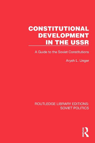 Cover image for Constitutional Development in the USSR