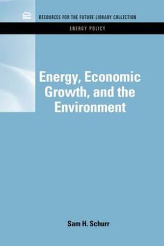 Cover image for Energy, Economic Growth, and the Environment