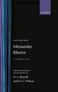 Cover image for Menander Rhetor
