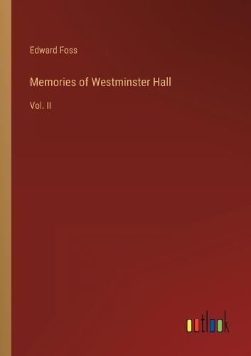 Cover image for Memories of Westminster Hall