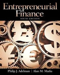 Cover image for Entrepreneurial Finance