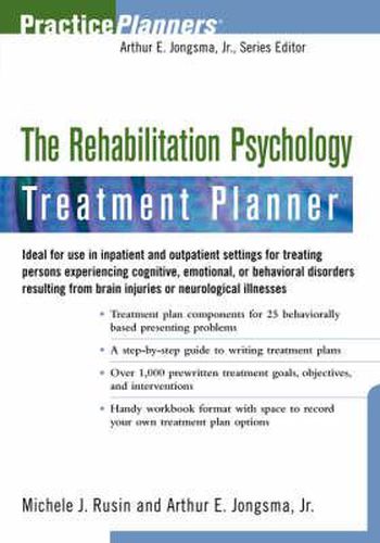 Cover image for The Rehabilitation Psychology Treatment Planner