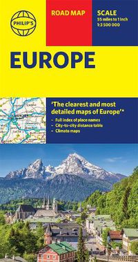 Cover image for Philip's Europe Road Map