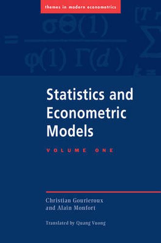 Cover image for Statistics and Econometric Models 2 volume set