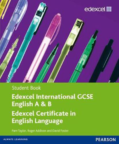 Cover image for Edexcel International GCSE English A & B Student Book with ActiveBook CD