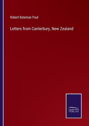 Cover image for Letters from Canterbury, New Zealand