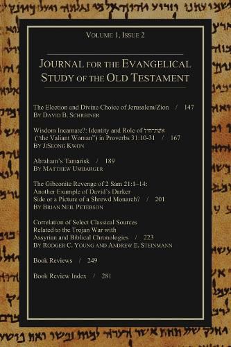 Cover image for Journal for the Evangelical Study of the Old Testament, 1.2