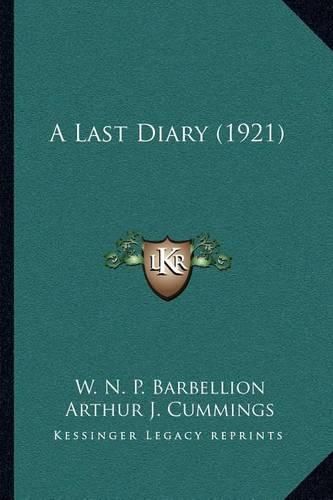 A Last Diary (1921)