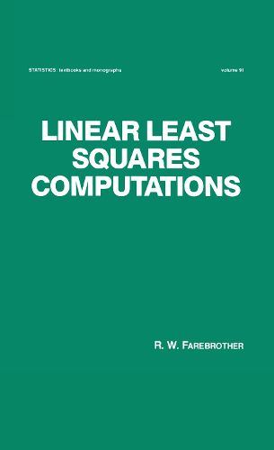 Cover image for Linear Least Squares Computations