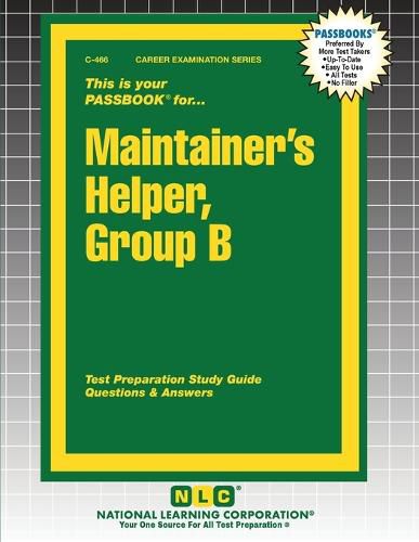 Cover image for Maintainer's Helper, Group B