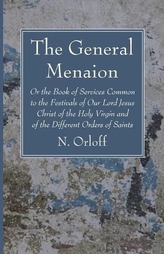 Cover image for The General Menaion