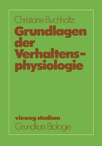 Cover image for Grundlagen Der Verhaltensphysiologie