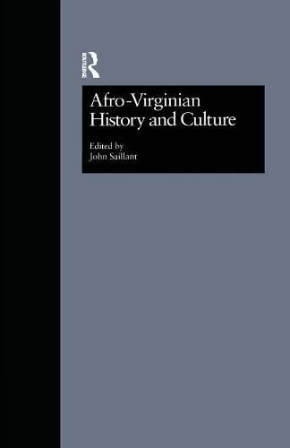 Cover image for Afro-Virginian History and Culture