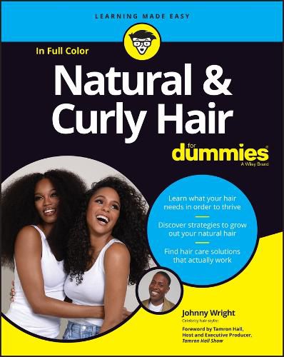 Cover image for Natural & Curly Hair For Dummies