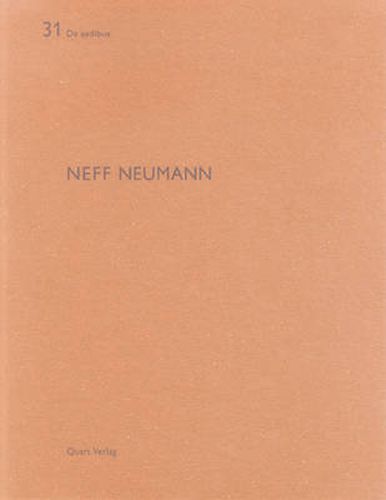 Cover image for Neff Neumann: De Aedibus 31