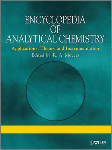 Cover image for Encyclopedia of Analytical Chemistry: Applications, Theory and Instrumentation