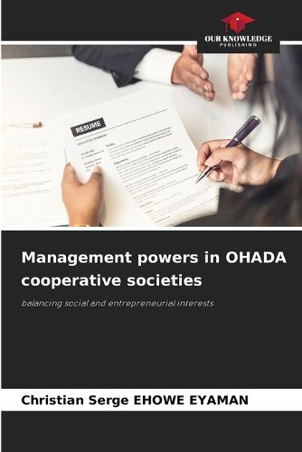 Cover image for Management powers in OHADA cooperative societies