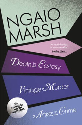 Cover image for Vintage Murder / Death in Ecstasy / Artists in Crime